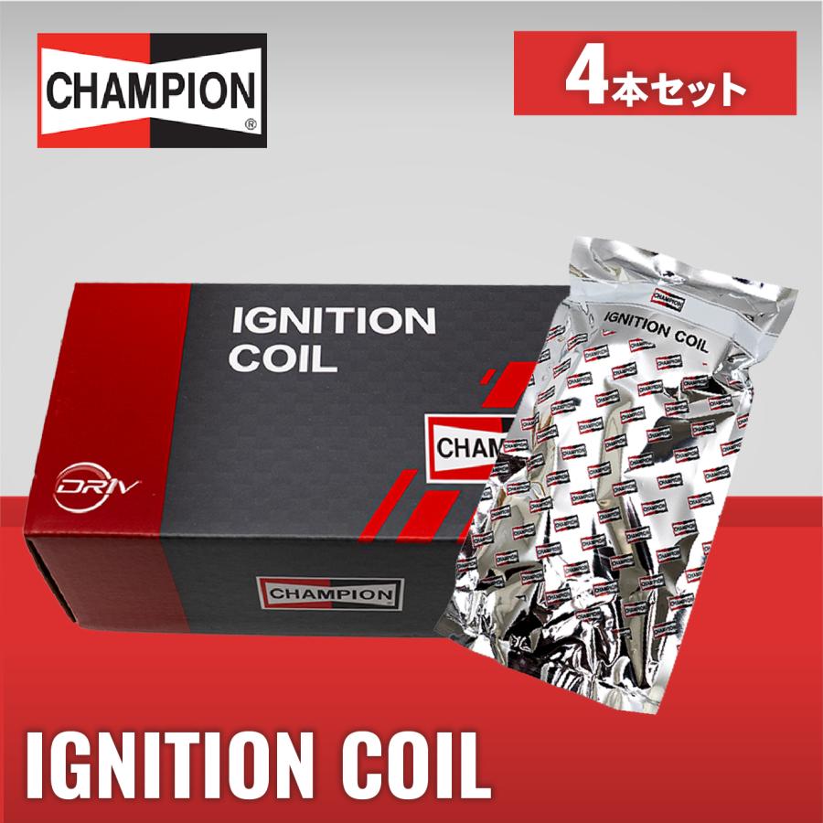 ノア トヨタ ZRR80G ZRR80W ZRR85G ZRR85W イグニッションコイル IC1061-5-CH CHAMPION チャンピオン 4本 一台分 WSINK