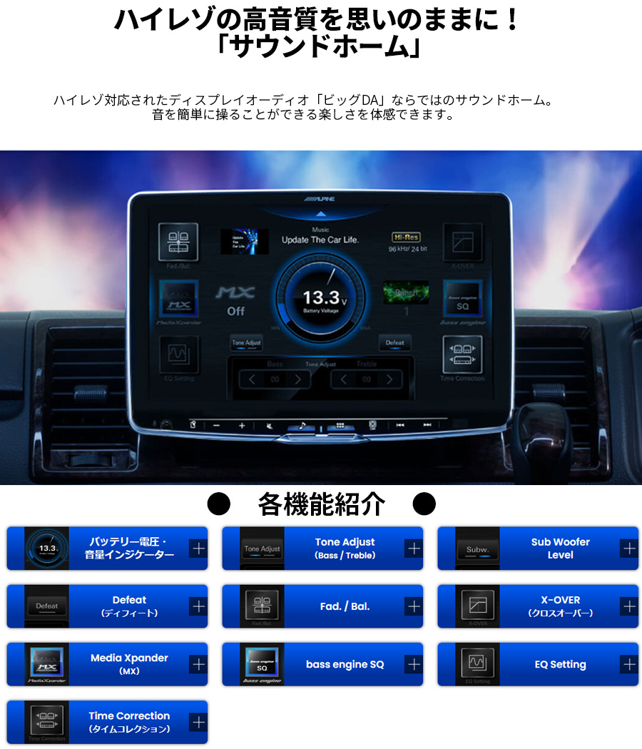 11型 ディスプレイオーディオ DAF11Z Bluetooth HDMI AppleCarPlay Android対応 フローティング ビッグDA ALPINE  アルパイン 車種専用設定 送料無料 :DAF11Z:パーツキング - 通販 - Yahoo!ショッピング