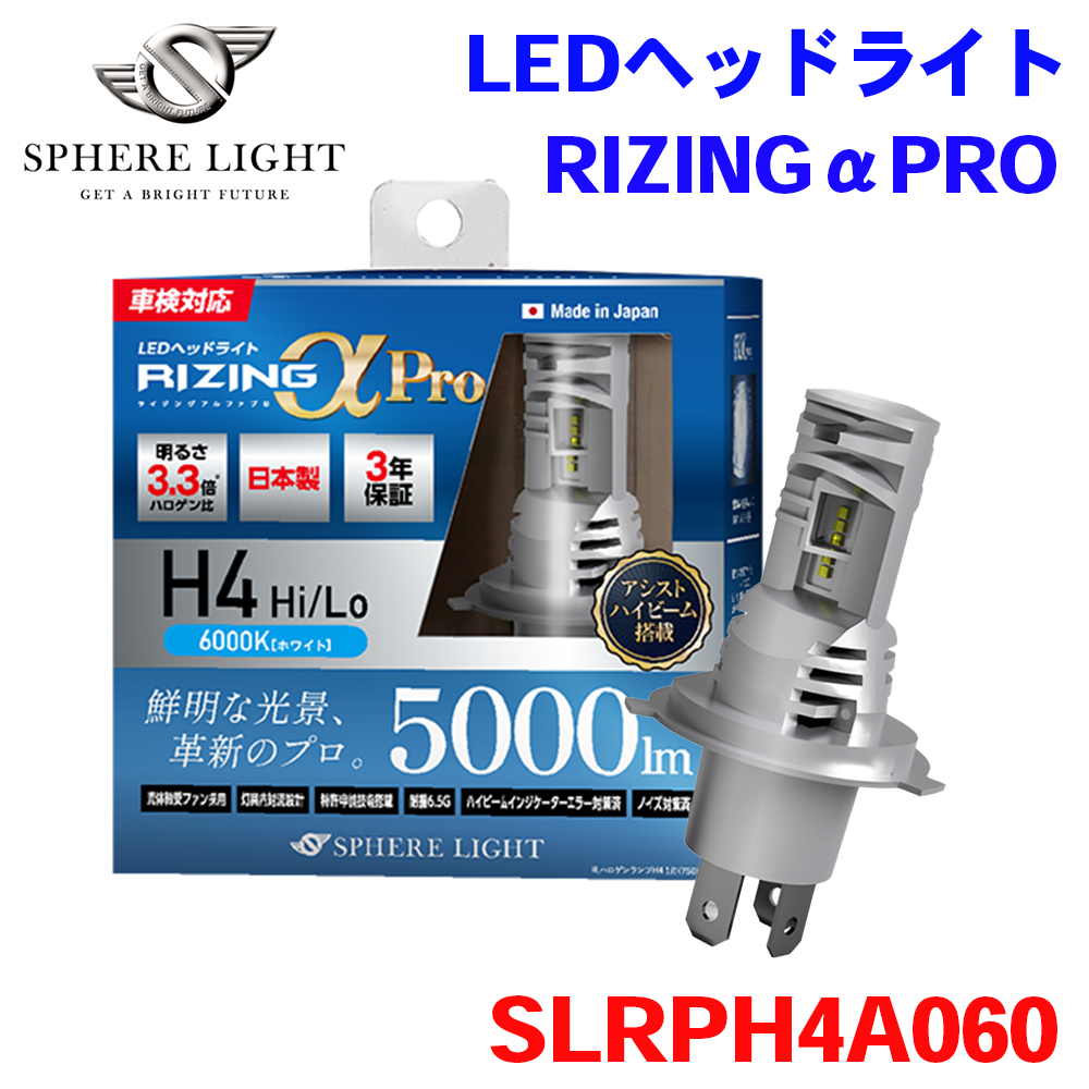 SPHERE LIGHT（スフィアライト） 日本製 LEDヘッドライト RIZING