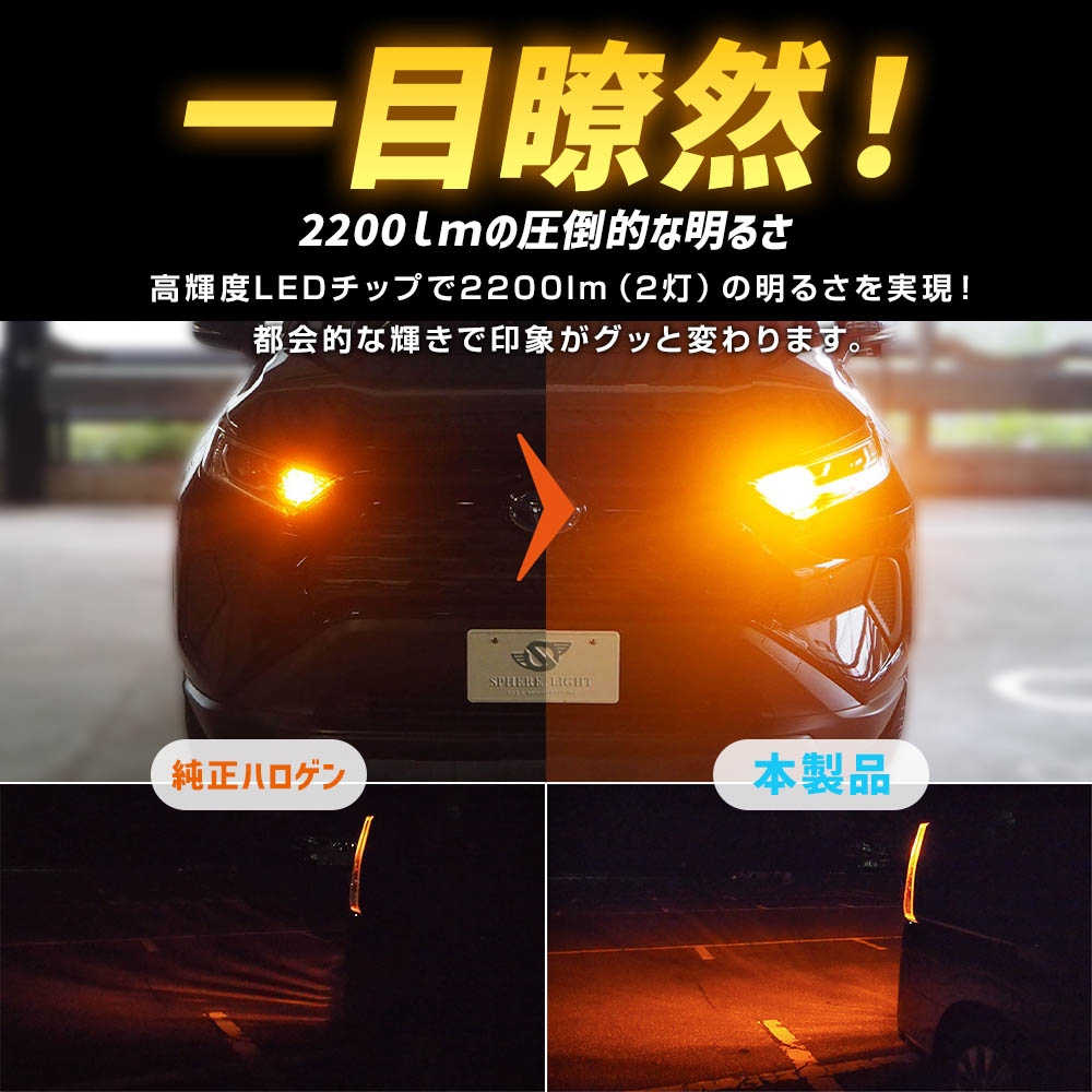 SPHERE LIGHT（スフィアライト） ウインカー専用 LED SUNTURN2