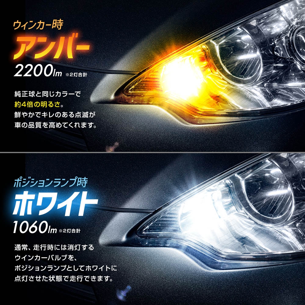 SPHERE LIGHT（スフィアライト） フロントウインカー専用 LED SUNTURN2