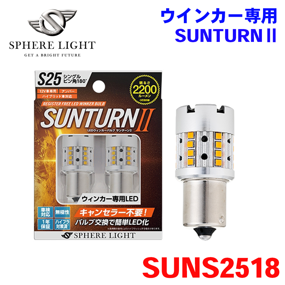 SPHERE LIGHT（スフィアライト） ウインカー専用 LED SUNTURN2