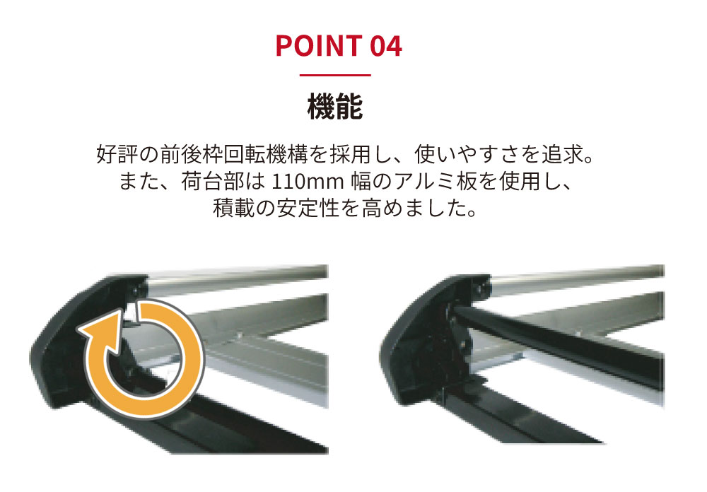 パジェロミニ H51A H56A ミツビシ ルーフレール付車 ルーフキャリア HR22+ アルミ製 キャリア タフレック 風切音低減プレート付 :  hr22plus-bu : パーツキング - 通販 - Yahoo!ショッピング