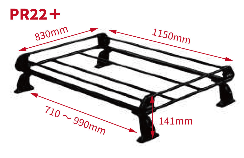 カローラフィールダー E12#G トヨタ ルーフレール付車 ルーフキャリア PR22+ スチール製 キャリア タフレック 風切音低減プレート付 :  pr22plus-h : パーツキング - 通販 - Yahoo!ショッピング