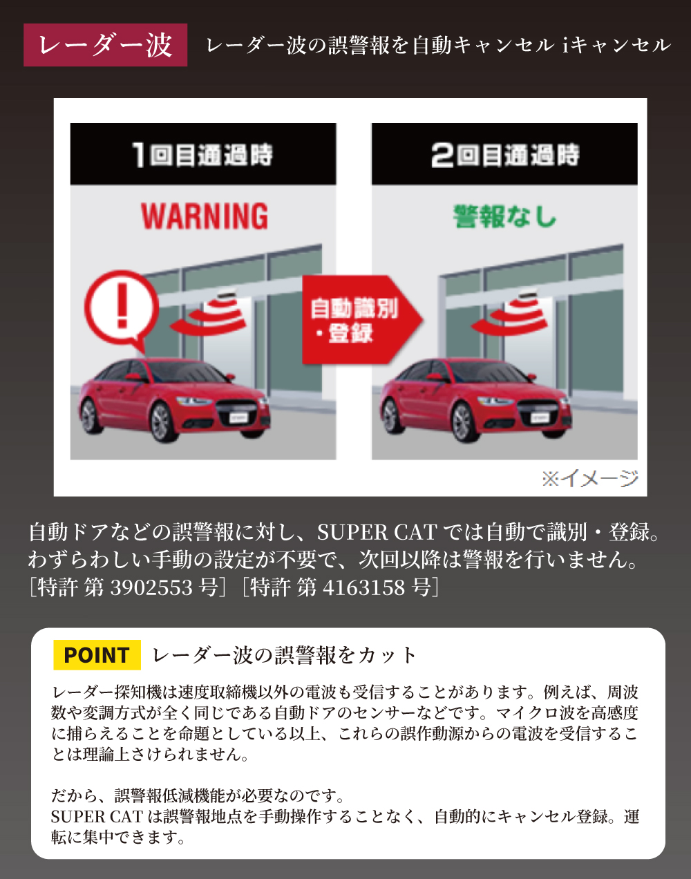 ユピテル レーザー＆レーダー探知機 SUPER CAT レーザー探知機