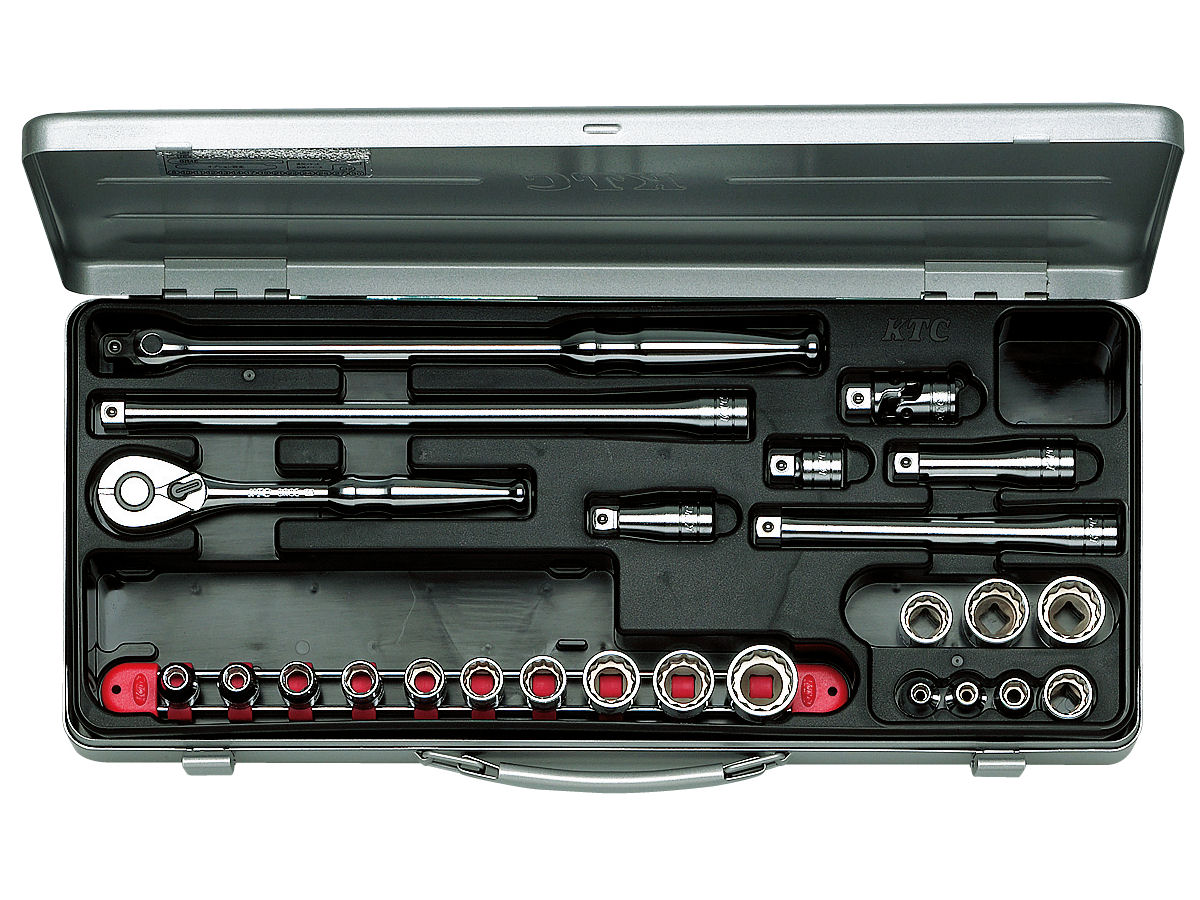 KTC 京都機械工具 9.5sq.ソケットレンチセット[25点] TB317X