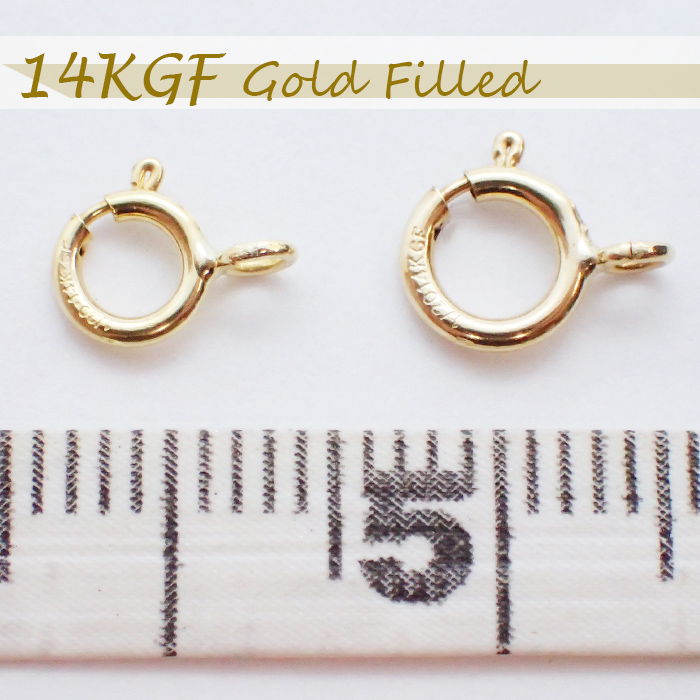 アメリカ製14KGF ゴールドフィルド引き輪 5mm 6mm 1個売り パーツ 留め