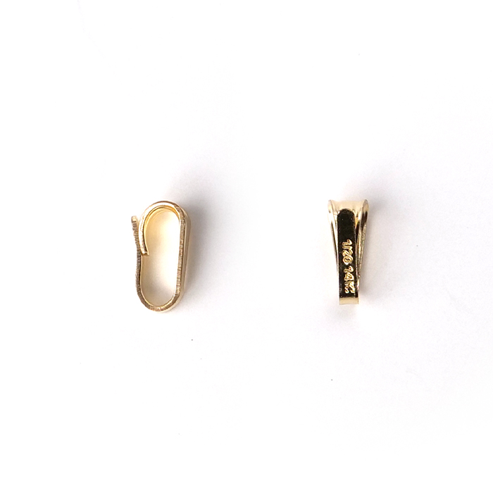 14KGF 刻印入り】バチカン 2.2×5.8mm 1個 ゴールドフィルド ペンダント