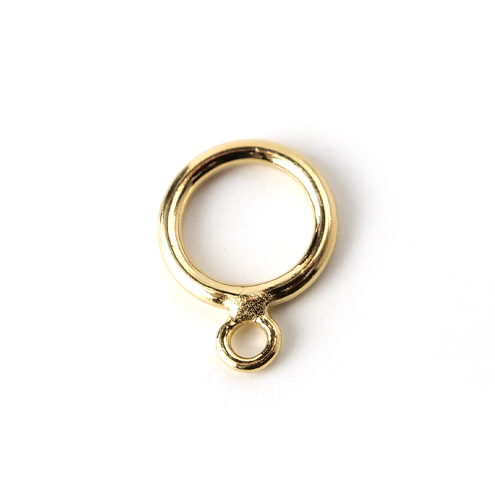 14KGF】マンテル 留め具 1セット 丸型 ゴールドフィルド アクセサリー