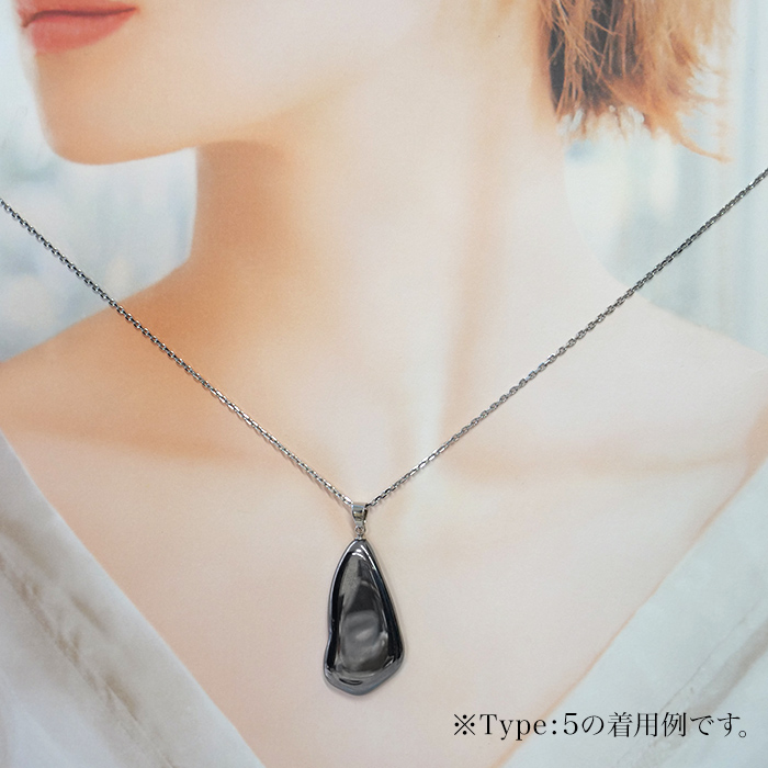 お買い得！シルクジャパン　present 2 テラヘルツ テラチップ ネックレス テラヘルツ 不定形 ステンレス 金属アレルギー対応 ペンダント トップ
