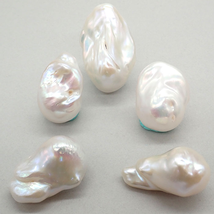 淡水パール ルース【穴なし】 小粒 15-16mm バロック オイスター 1個