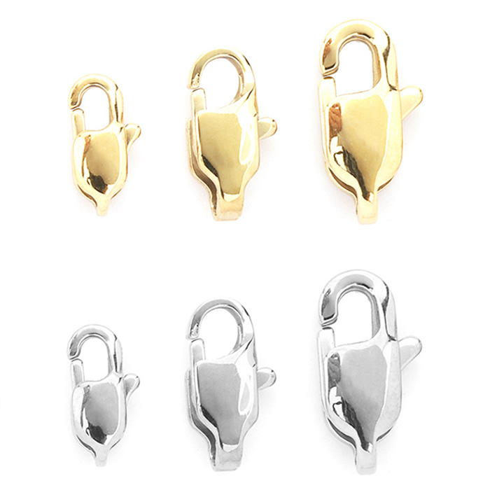 ステンレス 304【 カニカン 2色】ゴールド 1個 金属アレルギー対応