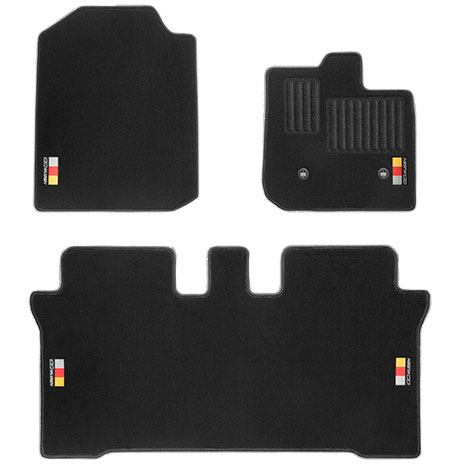 無限（MUGEN） フロアマット N-ONE JG3 2022年8月〜 6MT車用 ブラック