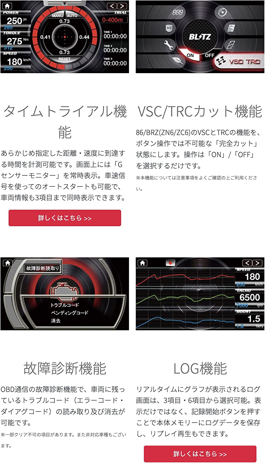BLITZ（ブリッツ） BLITZ Touch-B.R.A.I.N. + OBD Multi Monitor