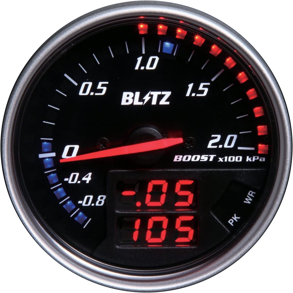 BLITZ FLD METER BOOST (ブーストセンサー無) ブースト面盤 φ74/-0.99〜2.0 ×100kPa 15200 :  ccdb-15200-1 : パーツ屋さん - 通販 - Yahoo!ショッピング