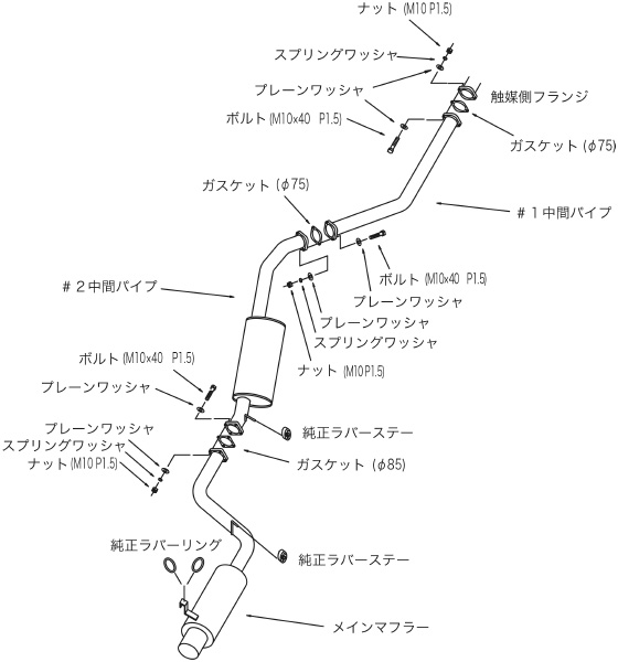 HKS マフラーJZX100 1JZ-GTE マークII HKS（エッチケーエス） マフラー サイレント ハイパワー トヨタ マーク