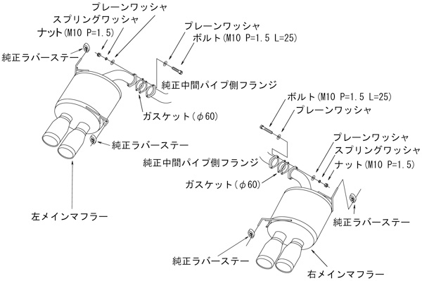 HKS マフラー リーガマックス プレミアム スバル WRX S4 VAG FA20(TURBO) 14/08-21/03 31021-AF024｜partsya-san｜02