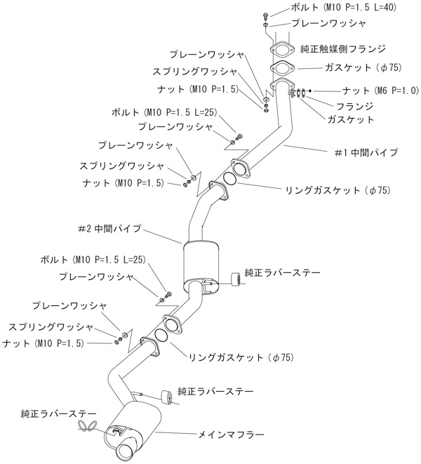 HKS（エッチケーエス） マフラー スーパー ターボ トヨタ マーク II
