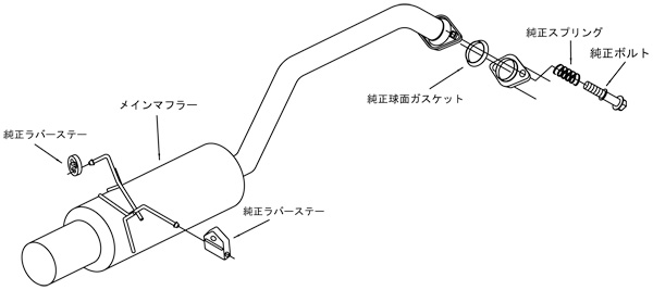 HKS マフラー サイレント ハイパワー ホンダ ヴェゼル RU3 LEB-H1 13/12-20/09 32016-AH032｜partsya-san｜02