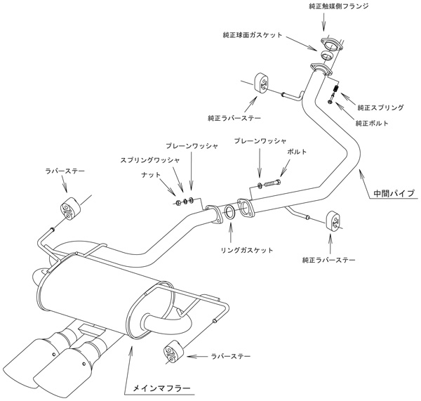 HKS（エッチケーエス） マフラー LEGAMAX Sports カローラスポーツ
