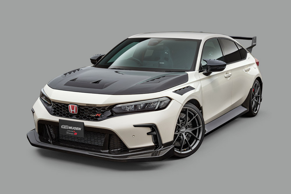 無限（MUGEN） カーボンフロントバンパーロアスポイラー シビック