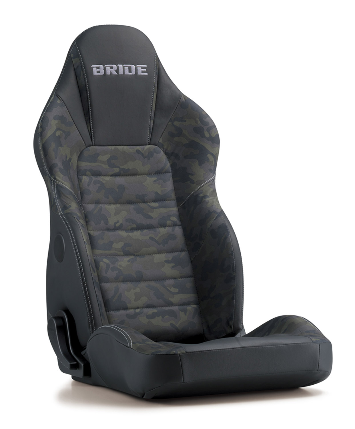 BRIDE ブリッド シート リクライニング STREAMS GHOST パイプフレーム グリーンカモフラージュ 付き(12V 専用) 汎用 I35CM1 :CIJB I35CM1 1:パーツ屋さん