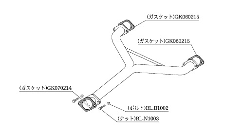 柿本改 センターパイプ フェアレディーZ CBA-Z33 2007/1〜2008/12