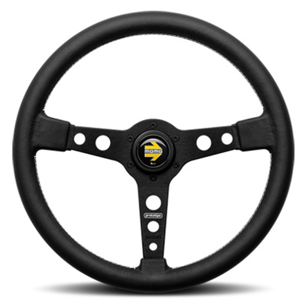 MOMO prototipo 370mm 正規品！ほぼ未使用！これにて最終価格！ MOMO モモ ステアリング PROTOTIPO BLACK 370 370mm