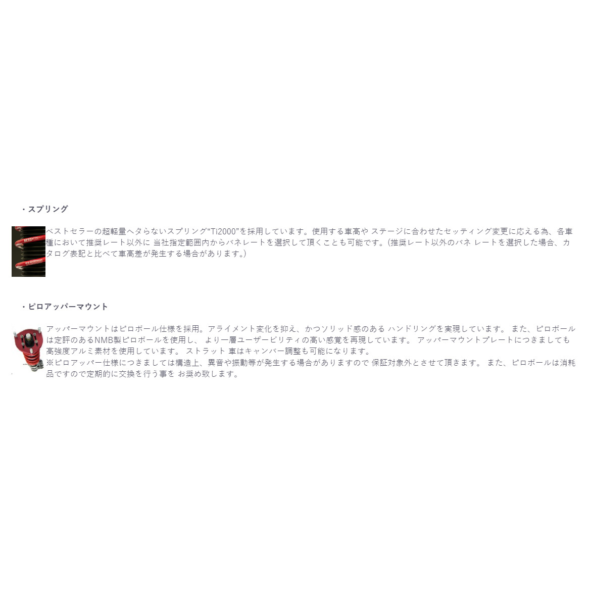RSR 車高調 Racing☆i ドリフトスペック 推奨仕様 フェアレディＺ Z33 H14/7〜H20/11(2002/7〜2008/11) 車高調整式サスペンションキット 1台分 RIDN133MP_3
