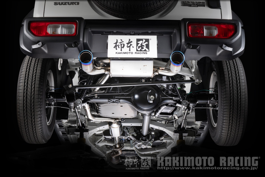 柿本改 マフラー Class KR 左右出し センター付き ジムニーノマド 3BA