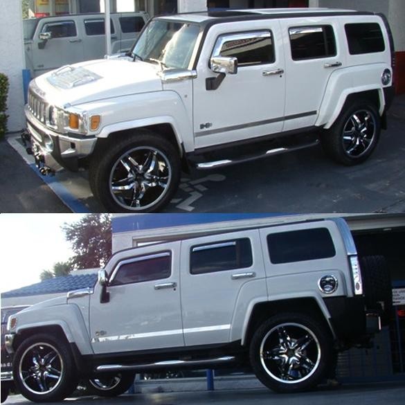 HUMMERハマー クロームメッキパーツフルセット44ピース H2前期