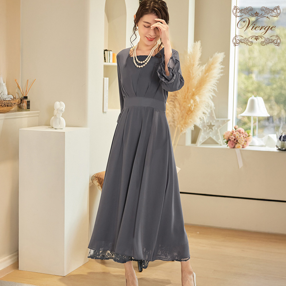 結婚式　ワンピース　【未着用】 パーティードレス 結婚式 服装 ドレス ワンピース 結婚式ドレス ロング