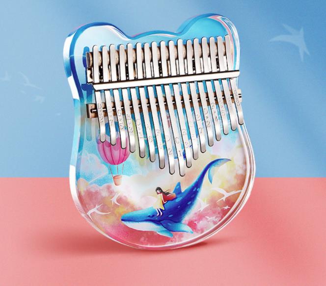 親指ピアノ カリンバ 初心者 指ピアノ 17キー アフリカ楽器