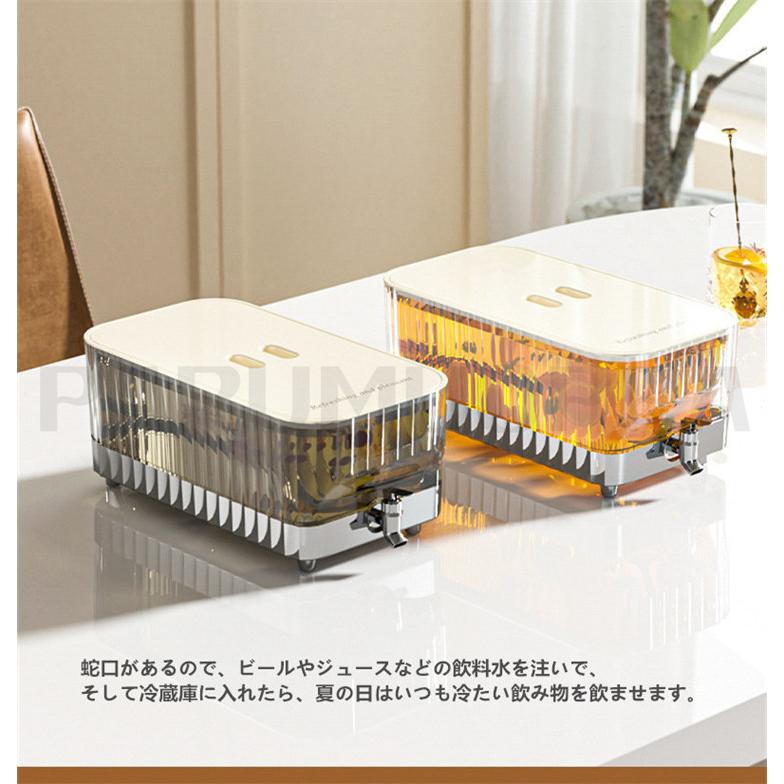 冷水筒 冷水ポット 蛇口付き 5.3L 大容量 冷蔵庫 ポット 冷水筒 冷水ポット 蛇口付き 5.3L 大容量 冷蔵庫 ポット