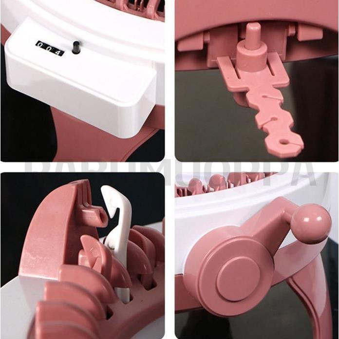 編み機 48針 織り機 子供 おもちゃ DIY手芸 操作簡単 回転織機 コンパクト スカーフ ニット マフラー 袋 帽子 毛糸編み機 手芸編みキット  手編み機 手芸用品