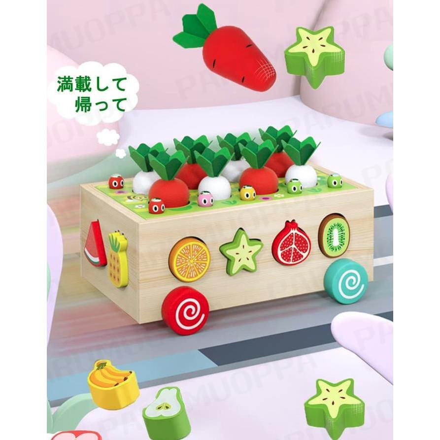 モンテッソーリ 知育玩具 おもちゃ 木製 パズル モンテッソーリ教具 木
