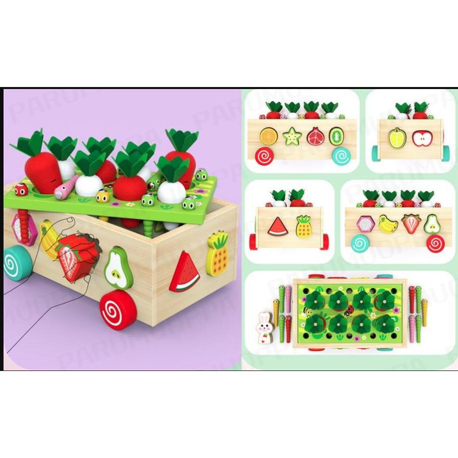 モンテッソーリ　十進法　木製 知育玩具 Monte kids MONTE Kids】MK-056 ＜HP限定＞人気教具 3点セット | モンテッソーリ教