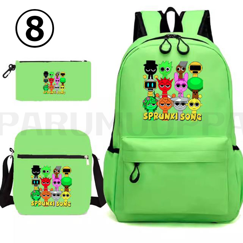 3点セット スプランキー sprunki plush バッグパック リュック