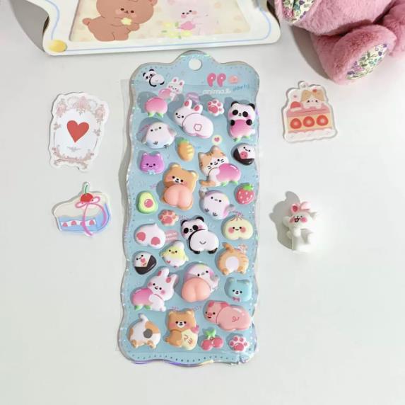 ぷっくりおしりシール　うさぎ　クマ ぷっくりおしりシール うさぎ クマ クマ うさぎ おしりシール 数量限定