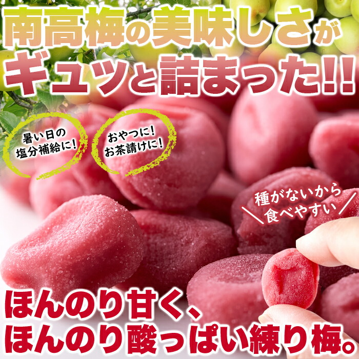 紀州 【ネコポス】南高梅の美味しさがギュッと詰まった!!【大