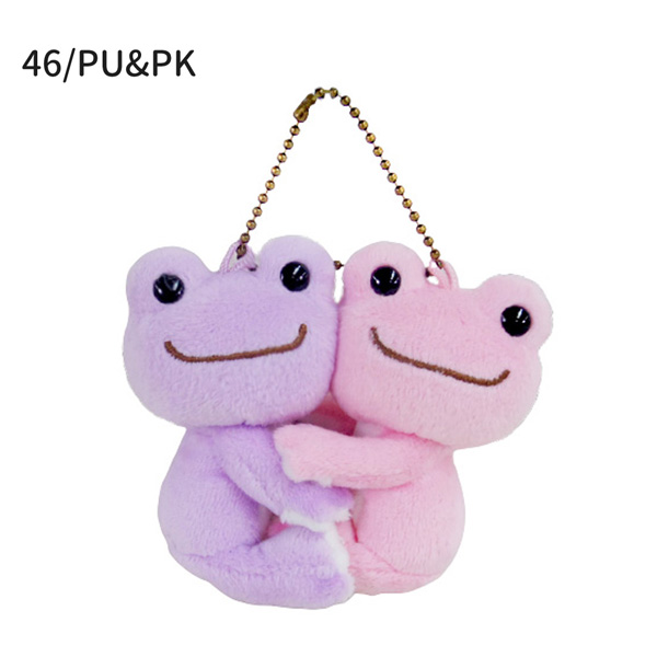 190246-53 かえるの ピクルス ハグマスコット PU&PK BL&YE ぬいぐるみ