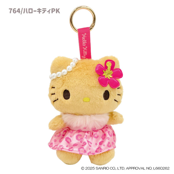sanrio（サンリオ） 225764-818 日焼けレオパード ハローキティ PK BK