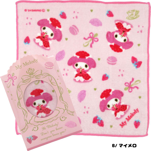 サンリョウ　レトロ　 ハンカチ セット 1980年代 42233-43233 サロンジェ タオルハンカチBOX Tea Room キャラクター