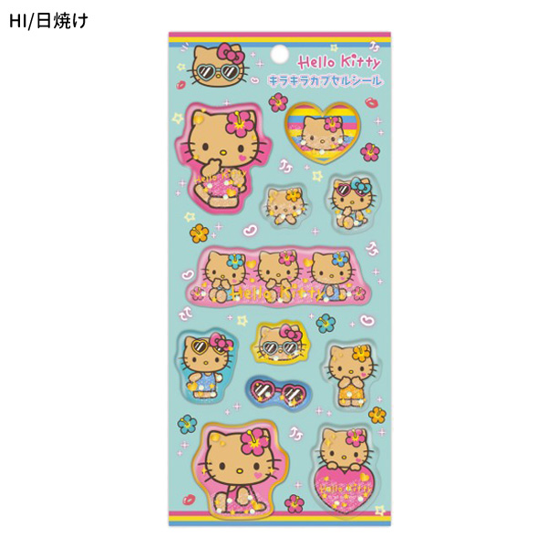 ハローキティ 【メール便送料無料】KT-KCP キラキラカプセルシール