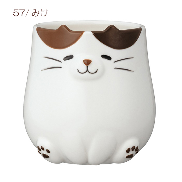 DECOLE（デコレ） MG-38957-59「Nekochill おすわりねこマグ みけ