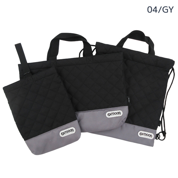 OUTDOOR PRODUCTS（アウトドアプロダクツ） ODP-3set キルト学童バッグ