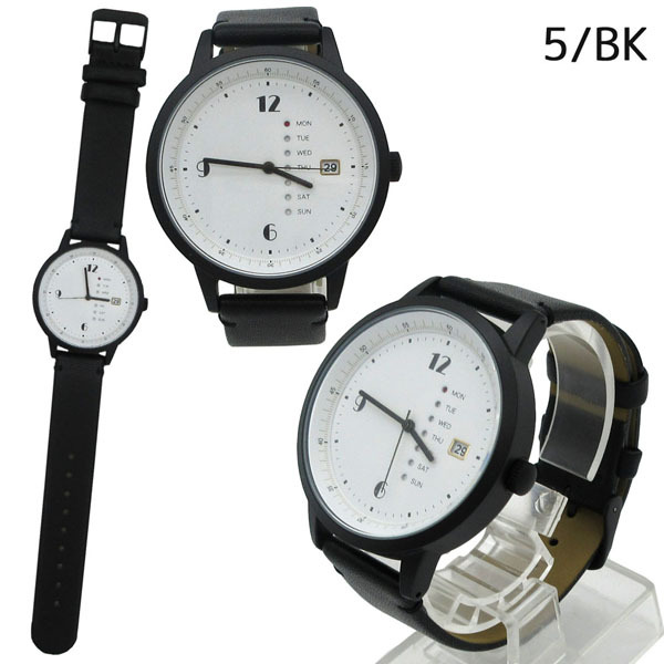 【ネコポス便発送可】QKD052 フィールドワーク 腕時計 グラモン アナログ 日付 曜日 表示 革ベルト 時計 ウォッチ 腕時計 ファッションウォッチ｜pas-a-pas｜04