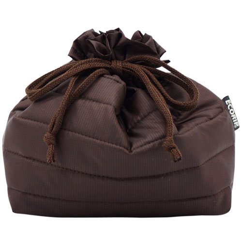 保冷バッグ 巾着 保冷 保温 ランチバッグ 小さめ 弁当袋 洗える 折りたたみ 子供 おにぎり バッグインバッグ 軽量 軽い 日本製 Ecorip 巾着袋 (M) | ブランド登録なし | 01