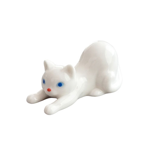 ねこ ネコ 猫 ネコの置物 猫の置物 陶器 リアル おしゃれ かわいい