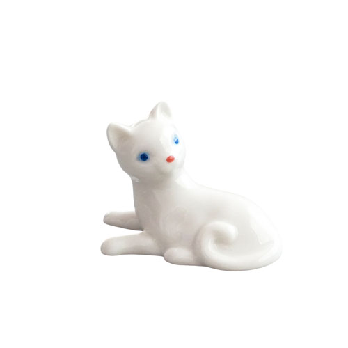 ねこ ネコ 猫 ネコの置物 猫の置物 陶器 リアル おしゃれ かわいい